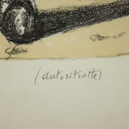 Giorgio De Chirico ( 1888 – 1978 ) – Autoritratto – hand-signed lithograph – 1970 - Image 7