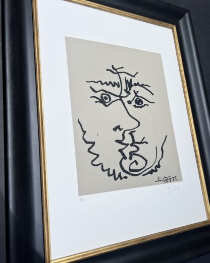 Pablo Picasso ( 1881 – 1973 )– Visage ( Face ) – hand-signed Lithograph on Rives BFK paper – 1967 - Image 2