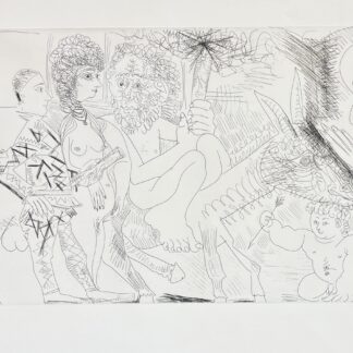 Pablo Picasso ( 1881 – 1973 ) – hand-signed etching on Rives wove paper – 1968