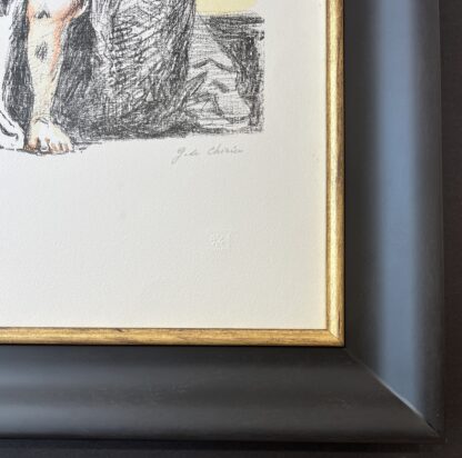 Giorgio De Chirico ( 1888 – 1978 ) – Gli Archeologi - hand-signed lithograph - 1970 - Image 3