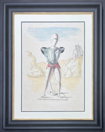 Giorgio de Chirico (1888-1978) – Il risveglio del Trovatore - lithograph hand-colored by artist – 1972