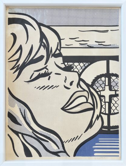 Roy Lichtenstein - Shipboard Girl - hand-signed lithograph - 1965 - Image 2