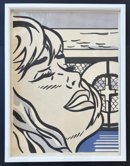 Roy Lichtenstein - Shipboard Girl - hand-signed lithograph - 1965