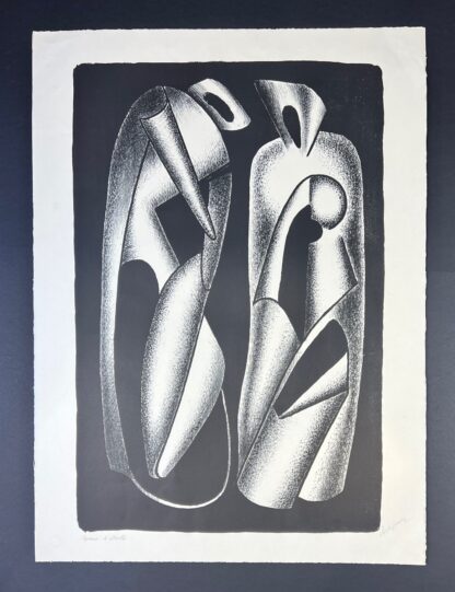 Alexander Archipenko (1887-1964) - Les Formes Vivantes - Signed lithograph on BFK Rives paper - 1963