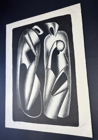 Alexander Archipenko (1887-1964) - Les Formes Vivantes - Signed lithograph on BFK Rives paper - 1963 - Image 3