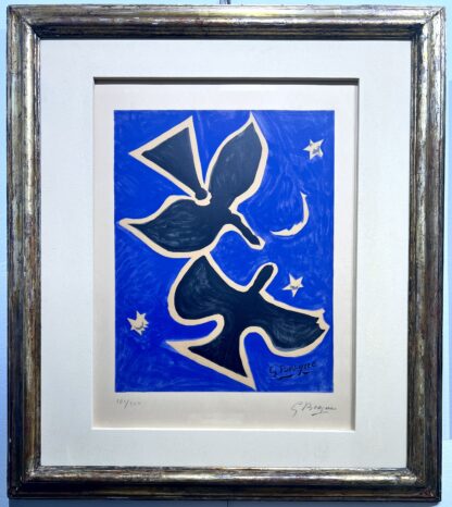 Georges Braque ( 1882 - 1963 ) - Deux Oiseaux - hand-signed lithograph on Arches - 1962 - Image 2