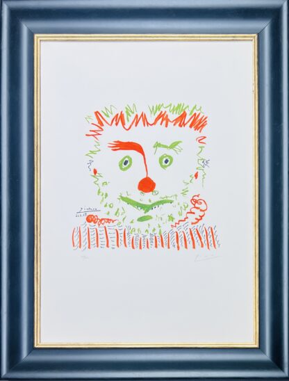 Pablo Picasso ( 1881 – 1973 ) - Clown - Color lithograph on Arches paper - 1968 - Image 4