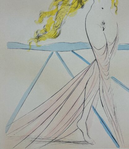 Salvador Dalí (1904–1989) - Venus (1974) - hand watercolored drypoint etching - Image 3