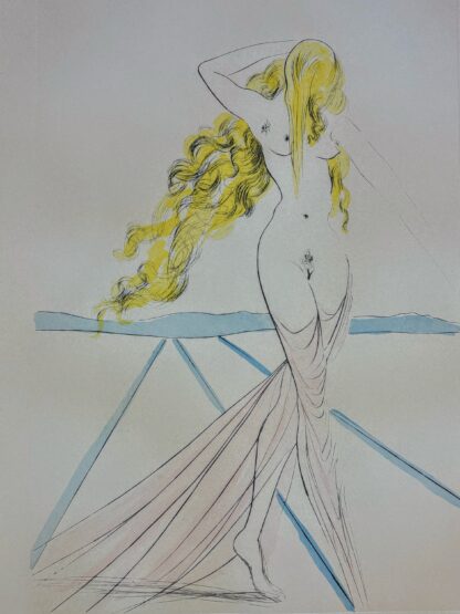 Salvador Dalí (1904–1989) - Venus (1974) - hand watercolored drypoint etching - Image 2