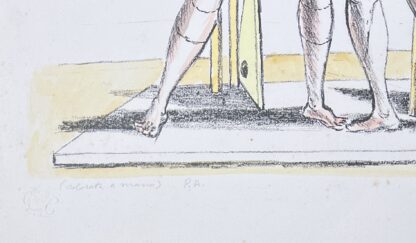 Giorgio de Chirico (1888-1978) – Ettore ed Andromaca – hand-colored lithograph – 1974 - Image 6