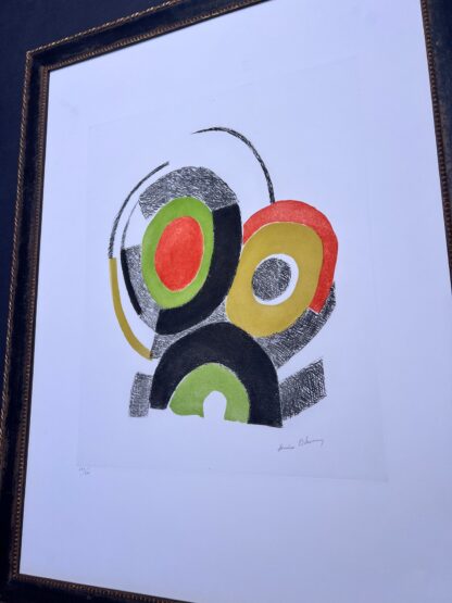 Sonia Delaunay (1885-1979) - hand-signed etching on Arches paper - 1970 - Image 3