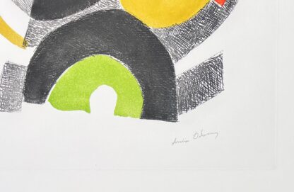 Sonia Delaunay (1885-1979) - hand-signed etching on Arches paper - 1970 - Image 6