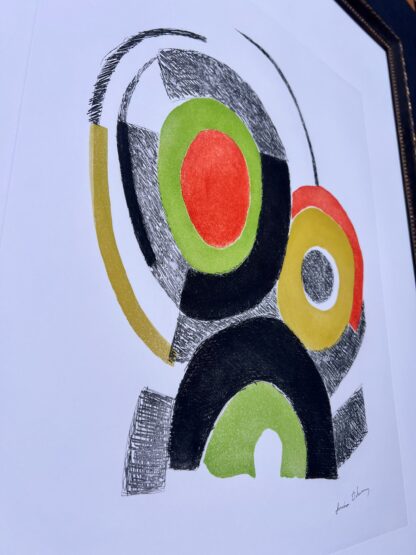 Sonia Delaunay (1885-1979) - hand-signed etching on Arches paper - 1970 - Image 4