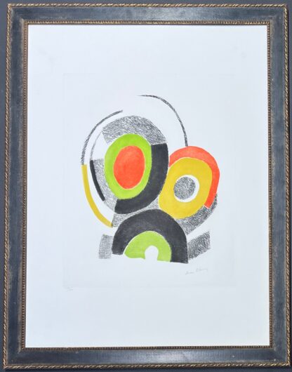 Sonia Delaunay (1885-1979) - hand-signed etching on Arches paper - 1970