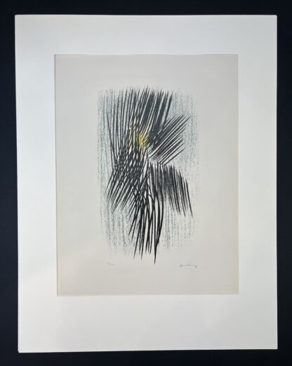 Hans Hartung (1904-1989) - L 22 - 1957 - Color lithograph on BFK Rives paper - Image 2