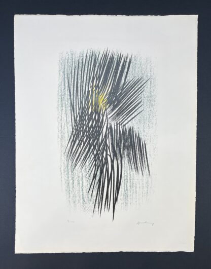 Hans Hartung (1904-1989) - L 22 - 1957 - Color lithograph on BFK Rives paper - Image 3