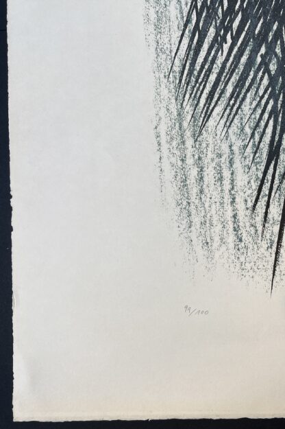 Hans Hartung (1904-1989) - L 22 - 1957 - Color lithograph on BFK Rives paper - Image 9