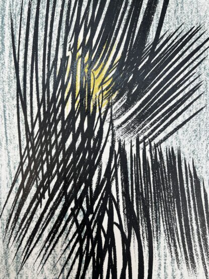 Hans Hartung (1904-1989) - L 22 - 1957 - Color lithograph on BFK Rives paper - Image 8