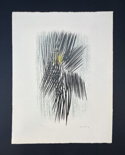 Hans Hartung (1904-1989) - L 22 - 1957 - Color lithograph on BFK Rives paper - Image 4