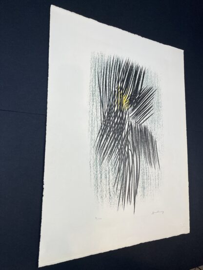 Hans Hartung (1904-1989) - L 22 - 1957 - Color lithograph on BFK Rives paper - Image 5