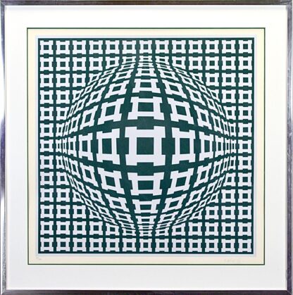 Victor Vasarely (1906-1997) - Rosenthal II - serigraphy on paper - 1982 - Image 2