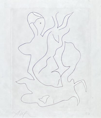 Jean Arp (1886-1966) - Paroles peintes II - Etching on Japon paper - 1965