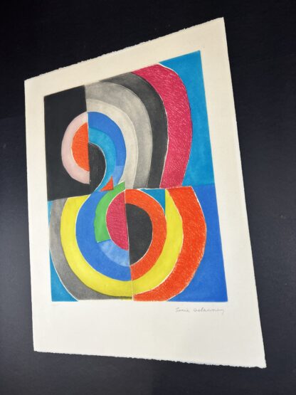 Sonia Delaunay (1885-1979) - hand-signed Etching and Aquatint on Arches paper - 1970 - Image 3