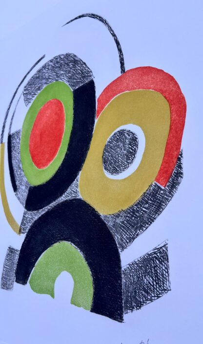 Sonia Delaunay (1885-1979) - hand-signed etching on Arches paper - 1970 - Image 5