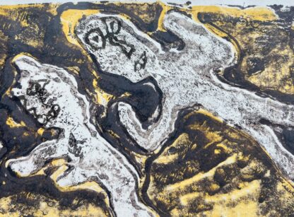 Jean Dubuffet (1901-1985) - Vacations  - hand-signed lithograph in colors on Rives paper - 1953