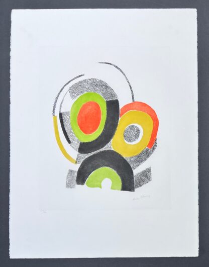 Sonia Delaunay (1885-1979) - hand-signed etching on Arches paper - 1970 - Image 2