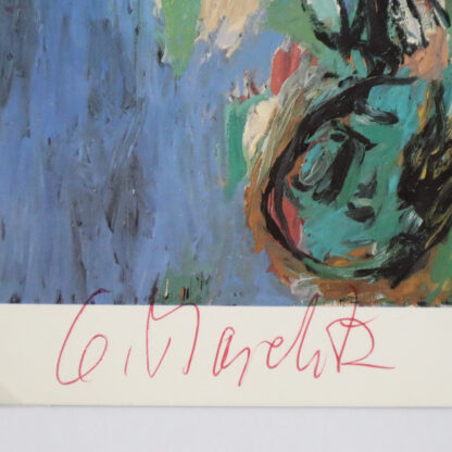 Georg Baselitz (1938) - Veronika - Autographed art postcard - 1983 - Image 3