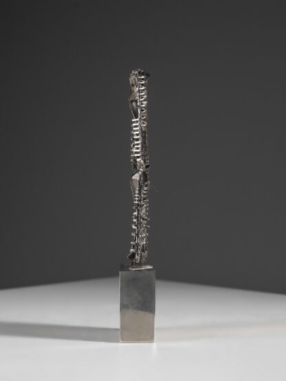 Arnaldo Pomodoro (1926) - STELE PER MONTEDISON - Silver-plated bronze and chrome-plated brass - - Image 3