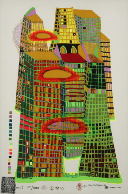 Friedensreich Hundertwasser (1928-2000) - Good Morning City - Silkscreen - 1969