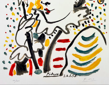 Pablo Picasso (1881 - 1973) - La folie - Color lithograph on Arches paper - 1958 - Image 3