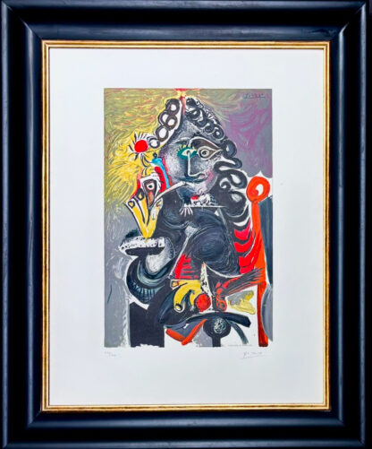 Pablo Picasso (1881–1973) - Le Cavalier - Color lithograph on Arches paper - 1968