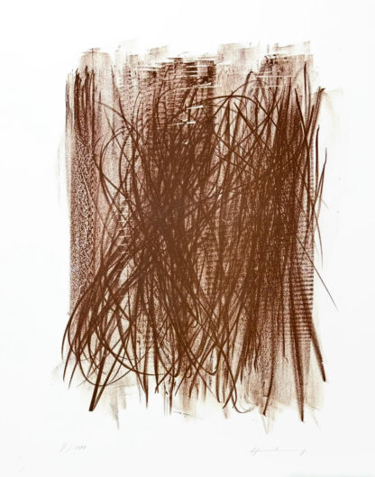 Hans Hartung (1904 - 1989) - L 92 - Lithograph on BFK Rives paper - 1963