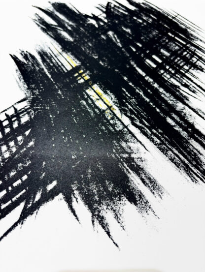 Hans Hartung (1904 - 1989) - L 13 - autograph on BFK Rives paper - 1957 - Image 2