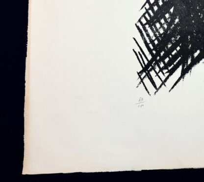 Hans Hartung (1904 - 1989) - L 13 - autograph on BFK Rives paper - 1957 - Image 3