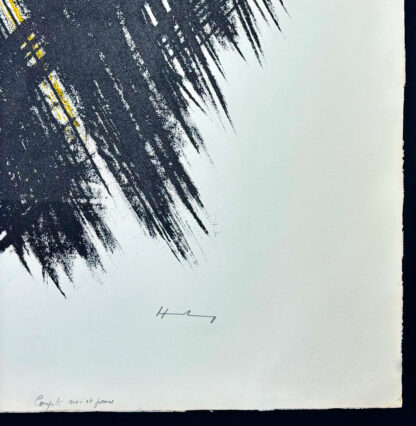 Hans Hartung (1904 - 1989) - L 13 - autograph on BFK Rives paper - 1957 - Image 4