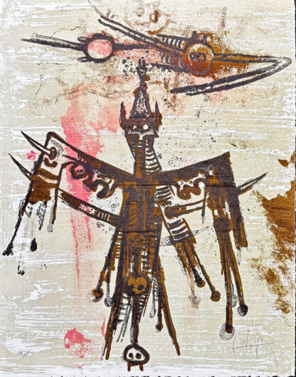 Wifredo Lam (1902-1982) - Untitled - Color lithograph - 1970