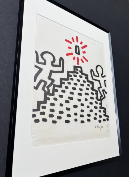 Keith Haring (1958-1990) - Plate 2 from Bayer Suite - Offset lithograph in colours on light transparent paper - 1982 - Image 4