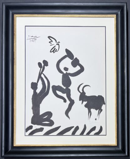 Pablo Picasso (1881-1973) - Danseur et musicien - Lithograph on Arches paper - 1959