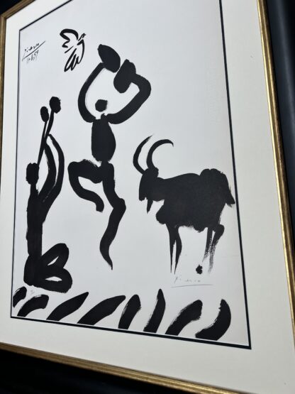 Pablo Picasso (1881-1973) - Danseur et musicien - Lithograph on Arches paper - 1959 - Image 3