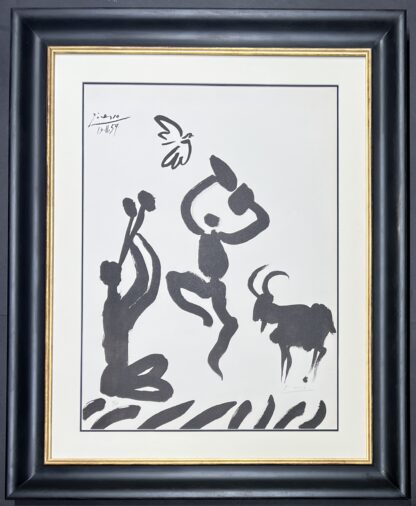 Pablo Picasso (1881-1973) - Danseur et musicien - Lithograph on Arches paper - 1959 - Image 2