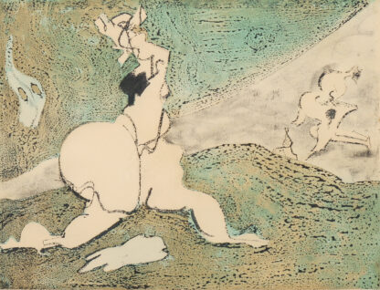 Dorothea Tanning (1910 - 2012) - “Bonjour” conceived for the suite “Bonjour Max Ernst” - Etching with aquatint - 1975 - Image 2