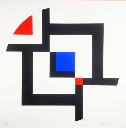 Leon Polk Smith (1906-1996) - Untitled - Serigraphy on Fabriano paper - 1983