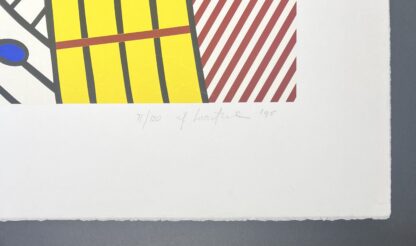 Roy Lichtenstein ( 1923 -1997 ) –  Composition IV - Screenprint on Rives BFK paper - 1995 - Image 3